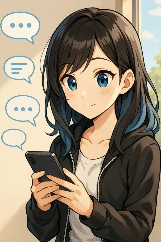 SNSで意見交換をするcortisちゃん
