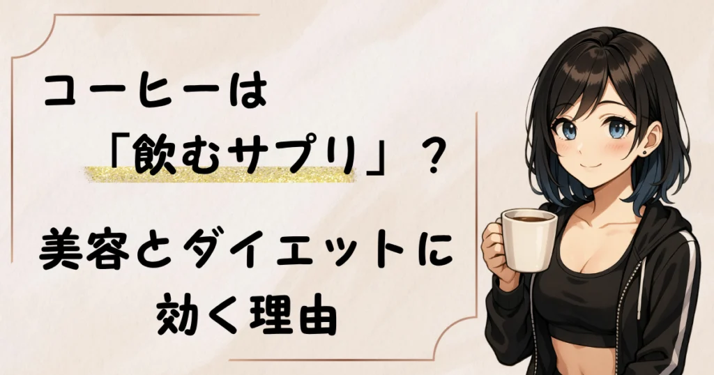 コーヒーは飲むサプリ？アイキャッチ