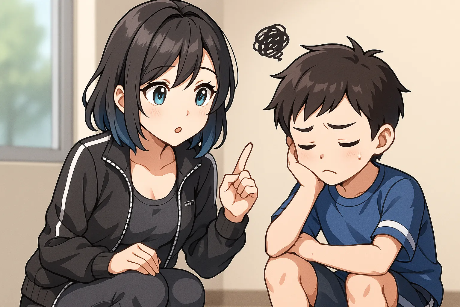 悩む子どものイメージ