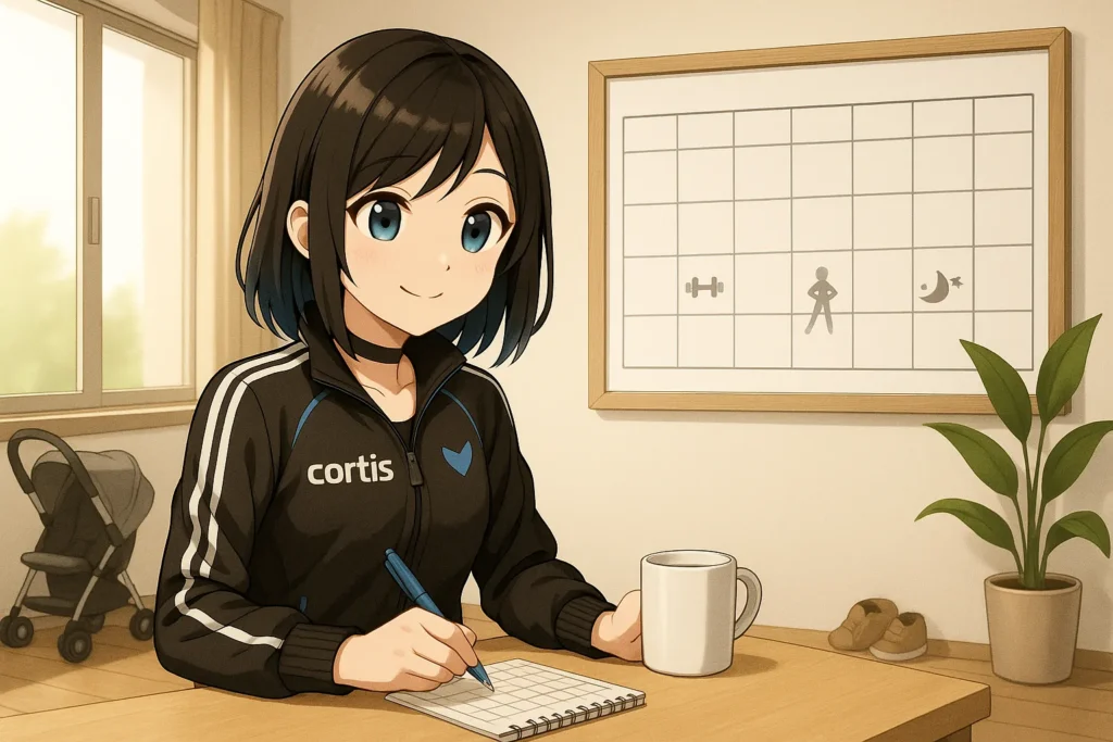 1週間プラン（仕事/育児との両立パターン）