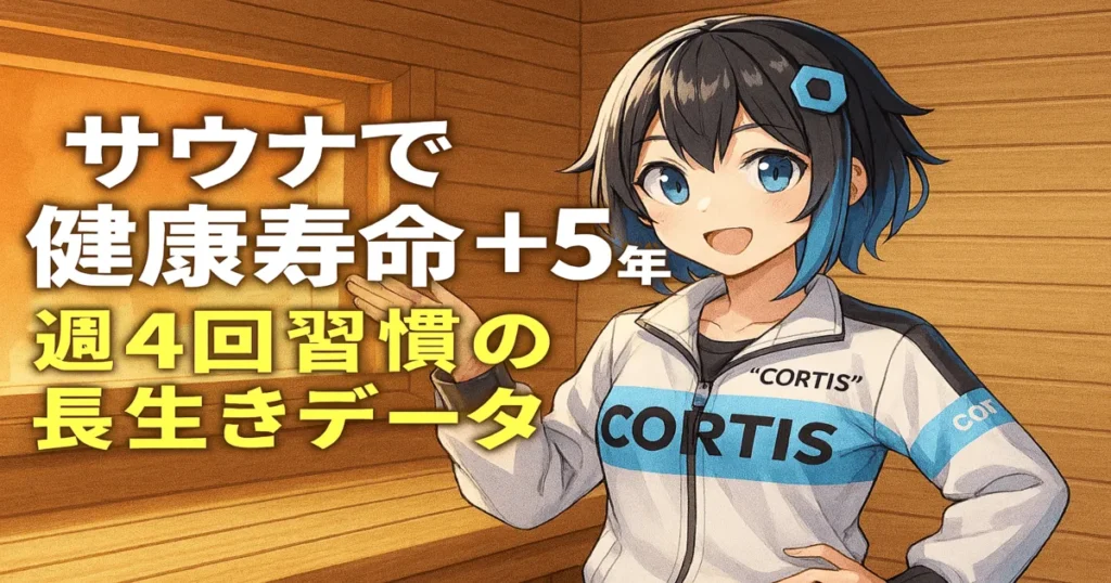 サウナで健康寿命＋5年｜週4回習慣の長生きデータ