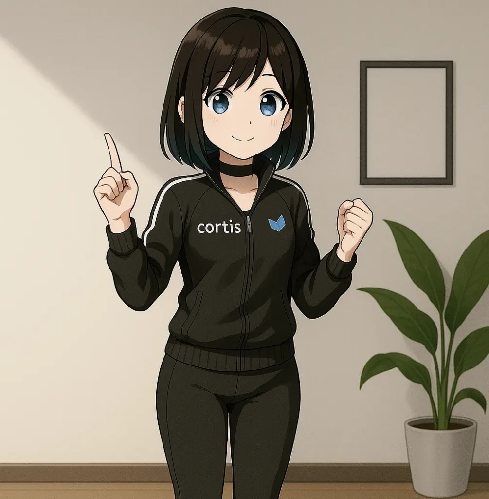体重計に振り回されない習慣をつくろうと勘張っているcortisちゃん