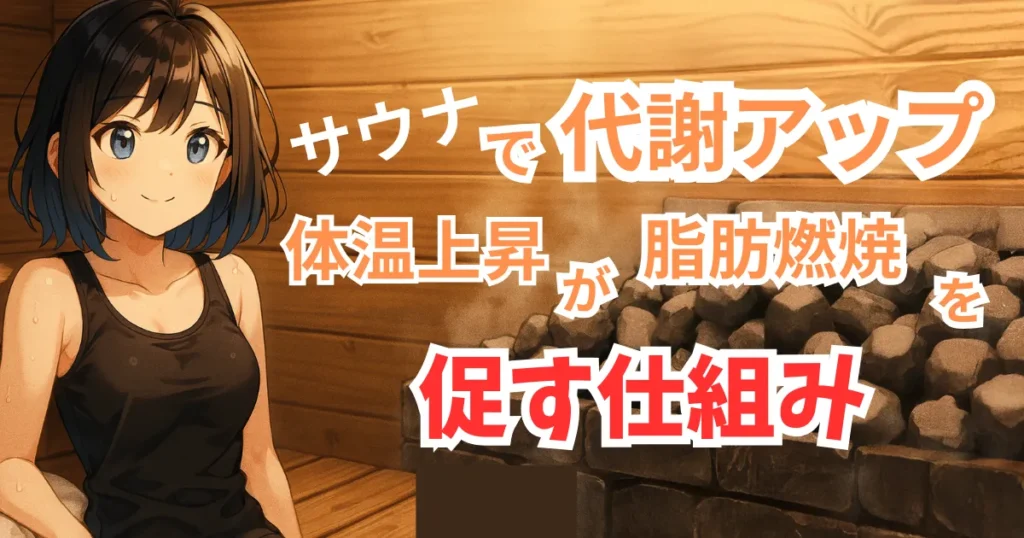 サウナで代謝アップ｜体温上昇が脂肪燃焼を促す仕組み