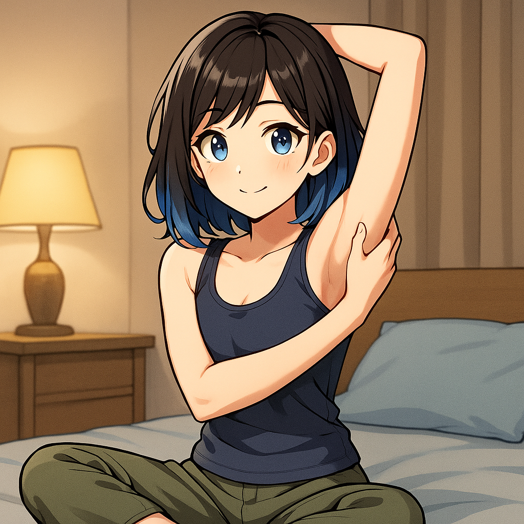 寝る前ストレッチ