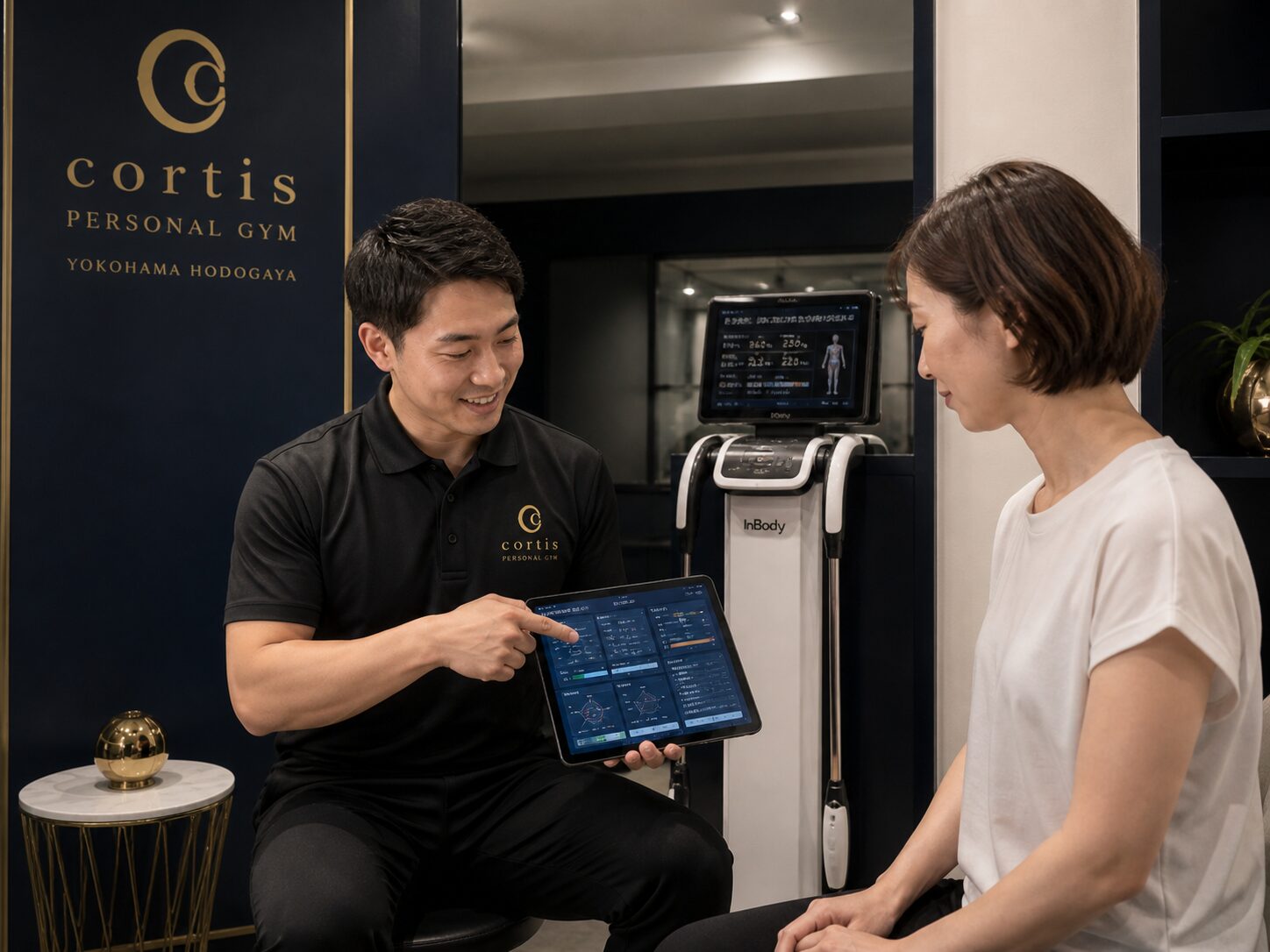 cortisパーソナルトレーニング 指導風景