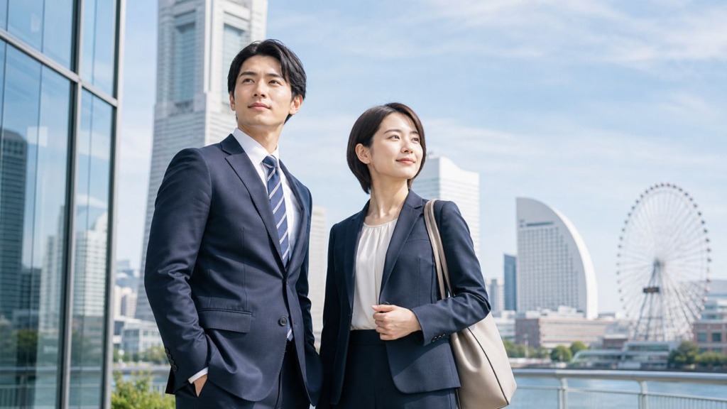 スーツが似合わない理由は体型だけ？姿勢・サイズ選び・印象を整える方法｜姿勢改善のアイキャッチ画像